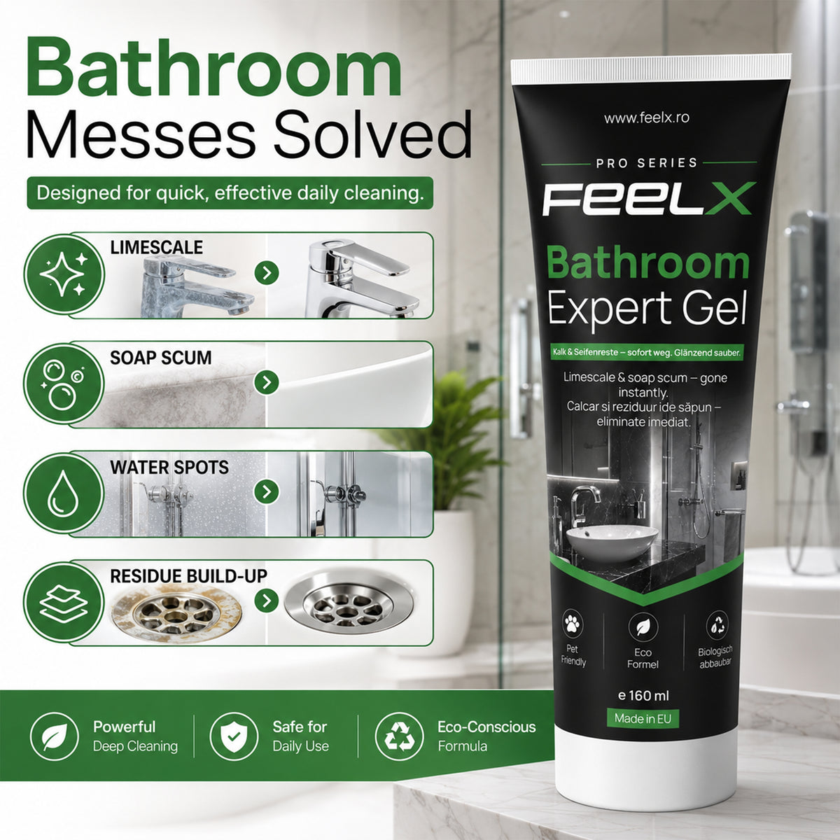 Gel FeelX Baie – tub 150 ml