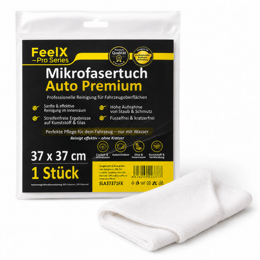Lavetă microfibră FeelX Auto – 37x37 cm