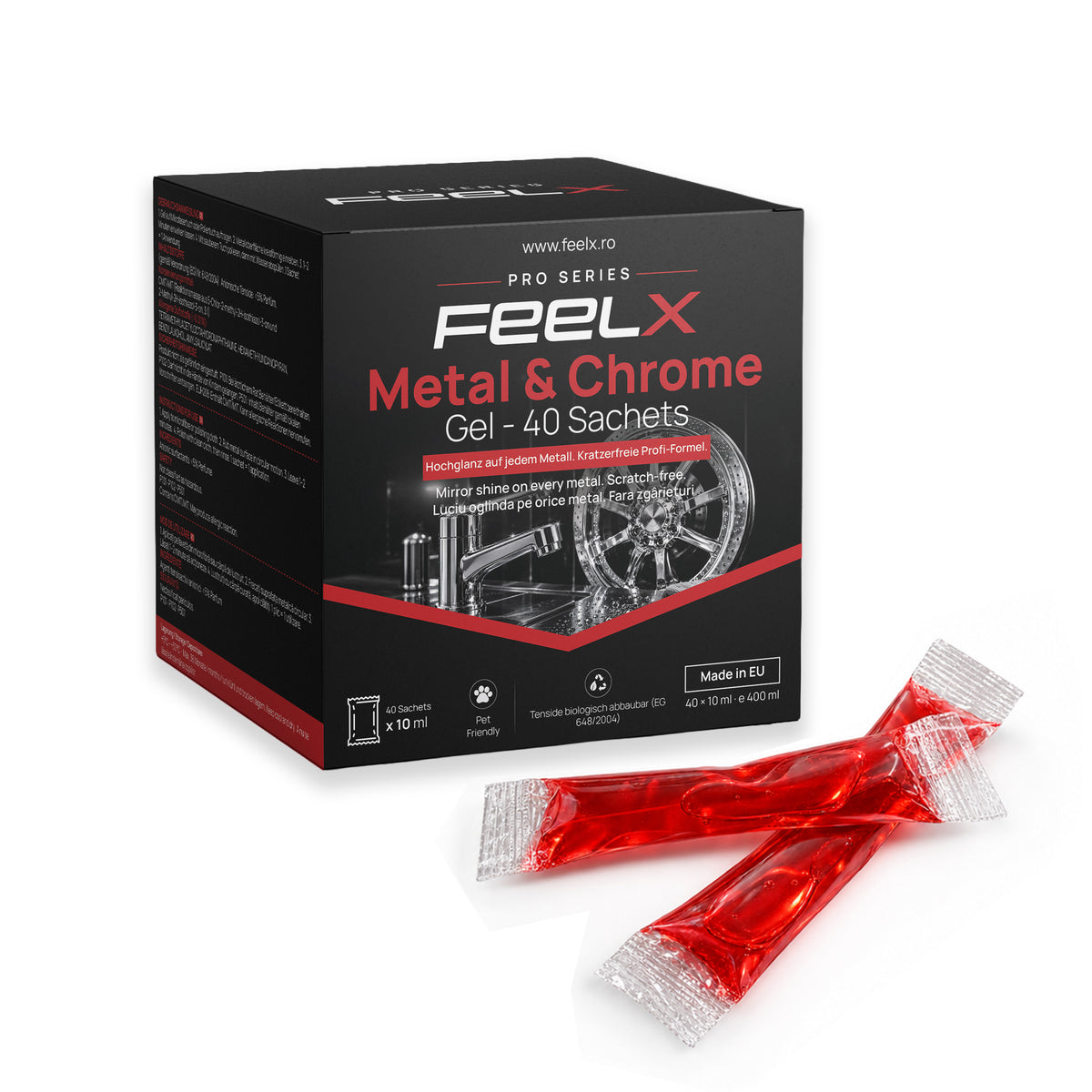 FeelX Metal & Crom – cutie 40 plicuri