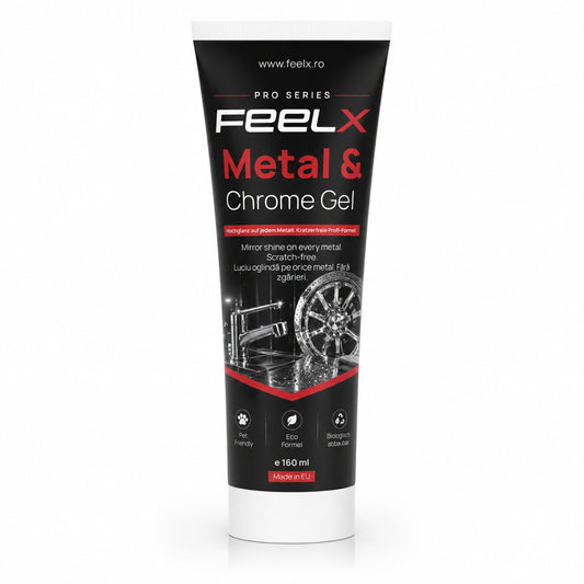 Gel FeelX Metal & Crom – tub 150 ml