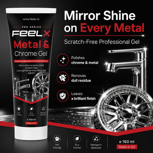 Gel FeelX Metal & Crom – tub 150 ml