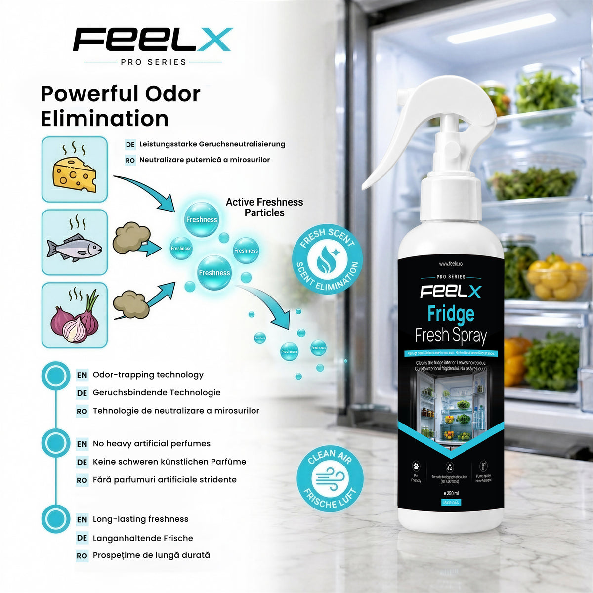 Spray FeelX Frigider – 250 ml