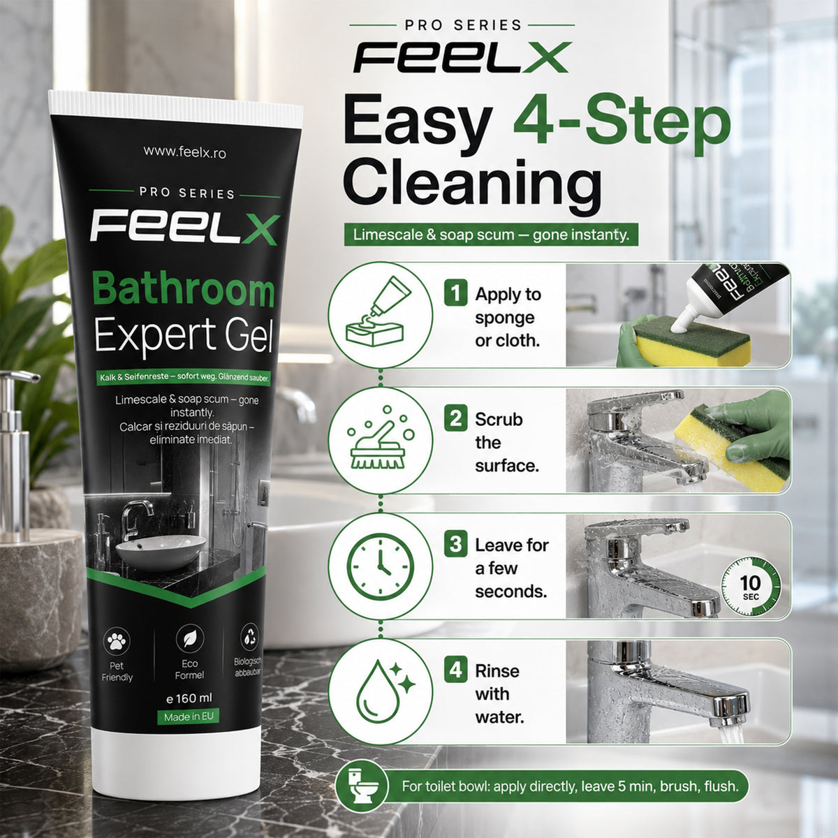 Gel FeelX Baie – tub 150 ml