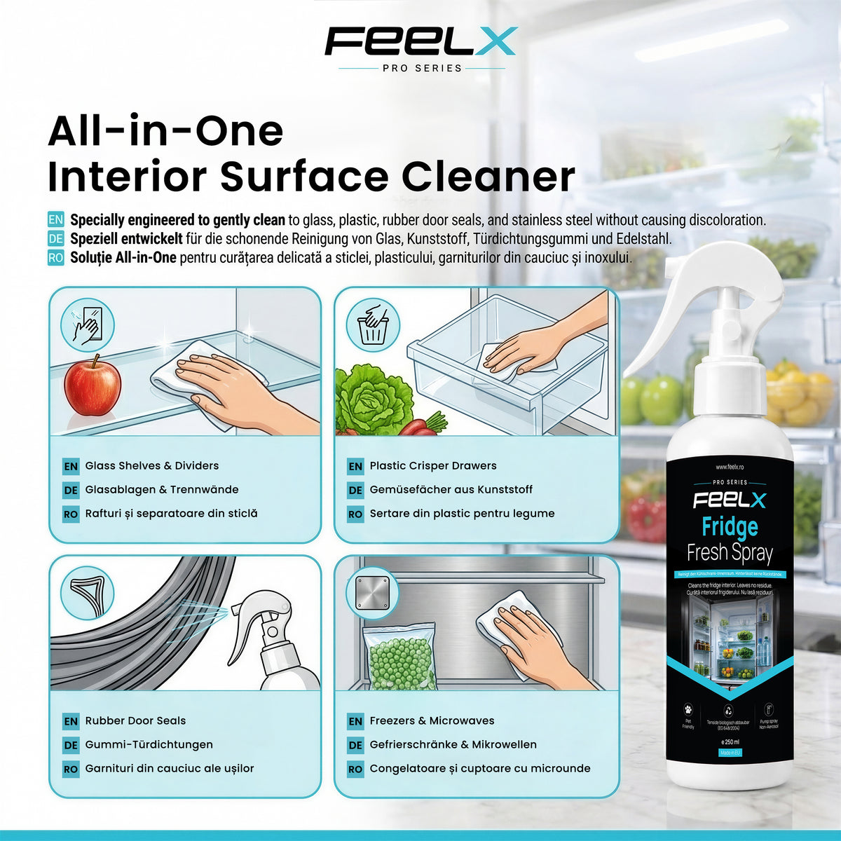 Spray FeelX Frigider – 250 ml