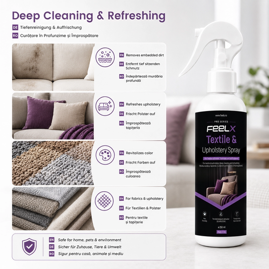 Spray FeelX Textile & Tapițerie – 250 ml