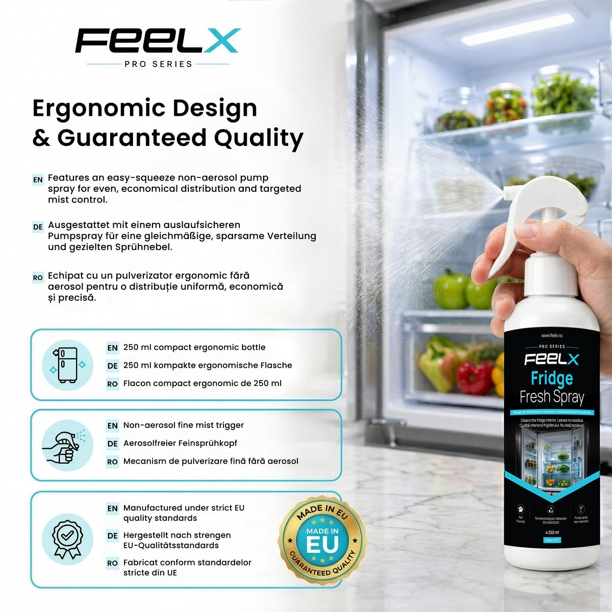 Spray FeelX Frigider – 250 ml